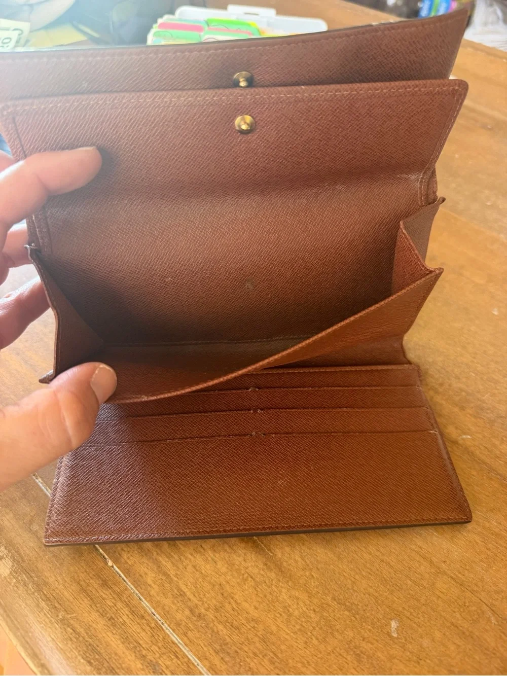 Louis Vuitton Monogram Canvas Folded Key & Card Holder - Brown/Gold